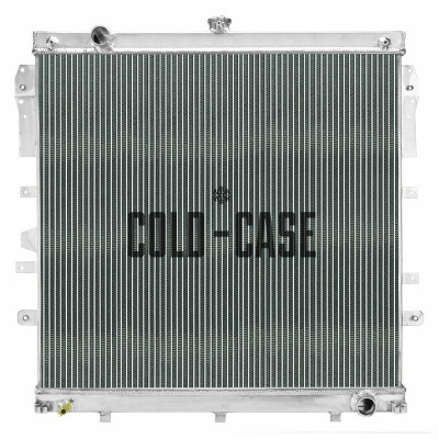 Cold Case Radiators 07-13 Tundra V8 Dual Core Aluminum Performance Radiator Polished Tanks - CR-TUN200A