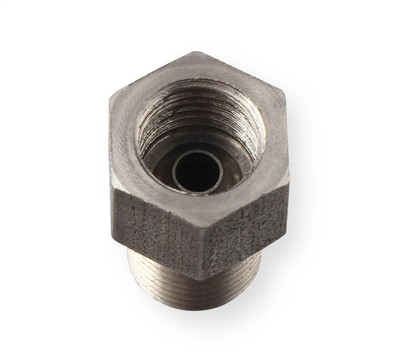 Earls Performance Hardline Adapter, 1/8 NPT Male To 3/8 24 Inverted Flare Female, Stainless Each - 02032ERL
