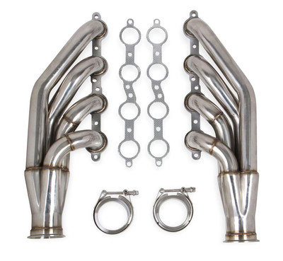 Flowtech LS Turbo Headers for GM Cars w/4.8/5.3/6.0L V8, 1-7/8, Polished Finish - 11540FLT