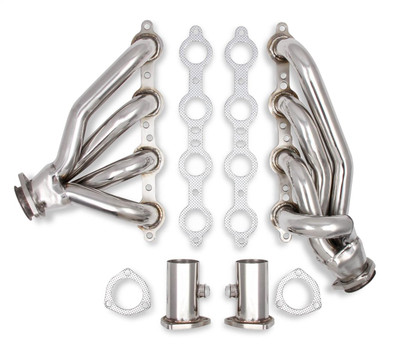 Flowtech 82-04 S-10 w/2WD and LS Swap, Shorty LS Swap Headers, 1-5/8 Tube, Polished Finish - 11579FLT