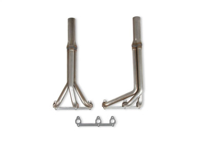 Flowtech 1-1/2 Upright Headers for GM w/2.8/3.1/3.4L V6, Natural Finish - 11585FLT