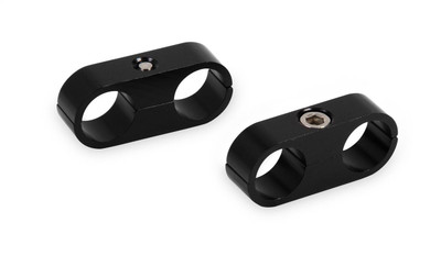 Earls Performance Hose and Tubing Separator, 5/8, Pack of 2, Black Anodized - 167510ERL