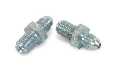 Earls Performance Brake Adapter, -3AN To 10mm x 1.25 Inverted Flare 2 Per Pack Nickel Plated Steel - 592035ERL