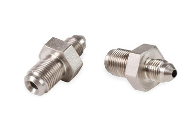 Earls Performance Brake Uniflare Adapter, -3AN To 12mm x 1.00, 2 Per Pack, Nickel Plated Steel - 592053ERL