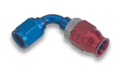 Earls Performance Speed-Seal Hose End, Size -6, Nut Size 6, Aluminum Adjustable Tube 90 - 609236ERL