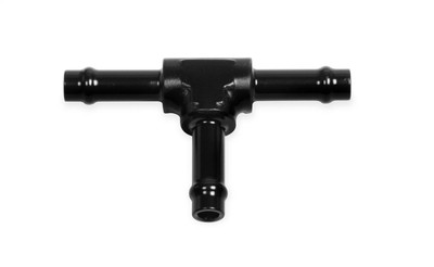 Earls Performance Vapor Guard Hose End, 3 Way 5/16 Tee, 45° - 782405ERL