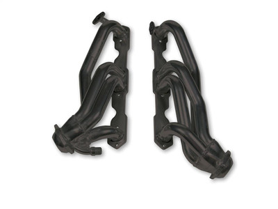 Flowtech 98-00 Tahoe/Suburban w/5.0L/5.7L, 1.5 Shorty Headers w/AIR, Painted Black - 91837FLT