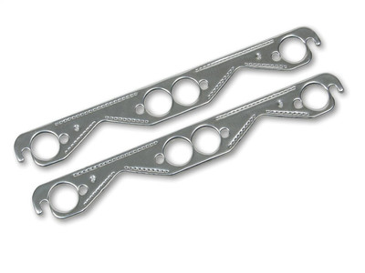 Flowtech 55-91 Chevy w/Small Block, Aluminum-Layered Header Gaskets w/Round Ports - 99150FLT