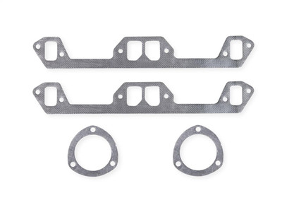 Flowtech 66-92 Chrysler w/SB LA, Ferro Glass Non-Asbestos Header Gaskets w/Rectangle Ports - 99361FLT