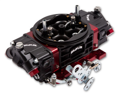 Quick Fuel Race Carburetor, Mechanical Secondary, 2-Circuit, 750CFM, Black w/Red Billets - BR-67331