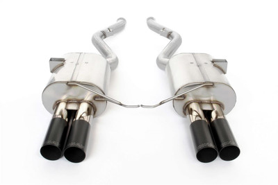 Dinan 08-13 M3 E92/E93, Free Flow Axle-Back Exhaust, Black Tips, Stainless - DIN-D660-0027