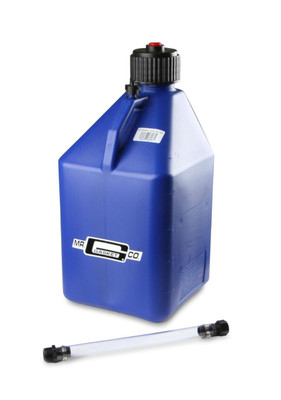 Mr Gasket Utility Jug w/Filler Hose, 5 Gallon, Blue - MRG-36952G