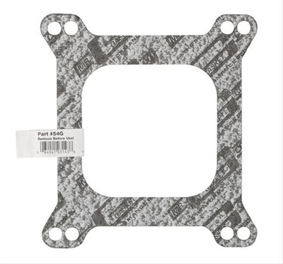 Mr Gasket Performance Carburetor Base Gasket for Square Flange Carbs, Open Center, UPC - MRG-54G