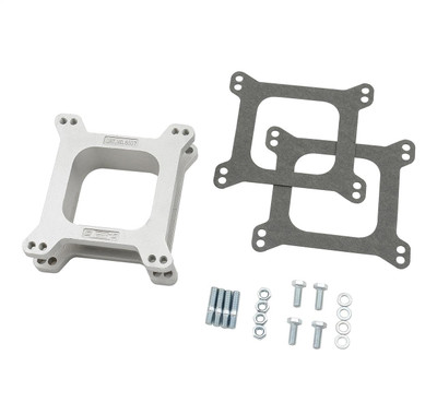 Mr Gasket 2 Carburetor Spacer w/Open Center For Holley/Carter w/1 Open Center, Aluminum - MRG-6007