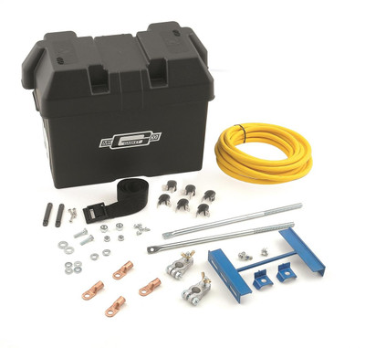 Mr Gasket Battery Relocation Kit, Fits Up To 12 Long Standard Style Batteries - MRG-6279