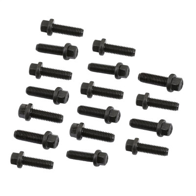 Mr Gasket 91-UP Ford w/4.6/5.4L, Hex Head Header Bolts, 1.25 x 25MM, Black Oxide - MRG-970G