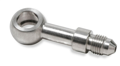 Earls Performance Banjo Adapter, -3 AN Male to 3/8/10mm, Straight, Long Style, Stainless Steel - SS9976003ERL