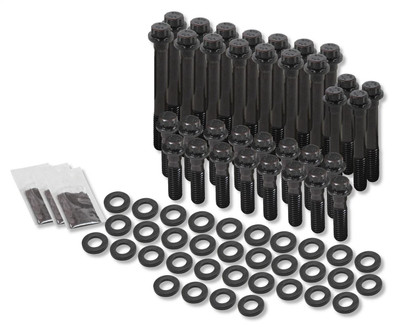 Earls Performance 55-97 SBC, Racing Products Head Bolt Set 12 Point Head, Black Chromoly - TBS-003ERL