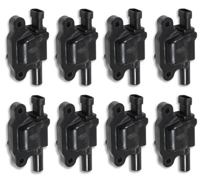 Accel Black Ignition Coil for GM LS2/3/7, Supercoil, Set of 8 - ACL-140043K-8