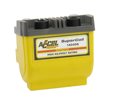 Accel Yellow Electronic Supercoil w/Dual Fire and 4.7 OHMS Resistance, Each - ACL-140406
