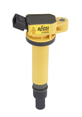 Accel Yellow Ignition Coil for Toyota 2.4/2.7/4.0L, Supercoil, Each - ACL-140495