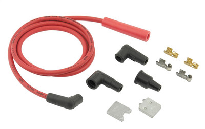 Accel Single Wire Replacement Kit, Straight and 90° Spark Plug Boots, Red - ACL-170500R