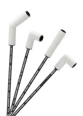 Accel Universal Spark Plug Wire Set w/180° White Ceramic Boots - ACL-9000C