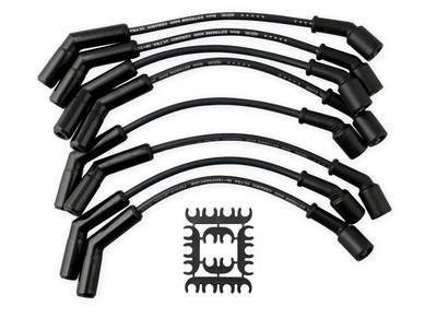 Accel 01-04 Silverado 3500 w/8.1L, Black Spark Plug Wire Set w/Extreme 9000 Boot - ACL-9065CK