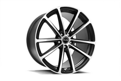Carroll Shelby Wheels 05-Up Mustang, CS10 Wheel 20 x 9.5, 5 x 114.3, 37MM, Black Machined Front/Rear - CS10-295530-BM