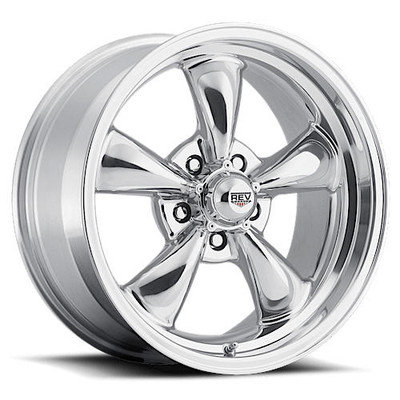 Rev Wheels Rev Wheels 100 Classic Series, 17 x 7,4 Backspacing, 5 x 4.75, Platinum - REV-100P-7706100