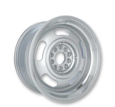 Rev Wheels Rev 107 Classic Series, 20" x 8", 4.5" Backspacing, 5" x 4.75"/5" x 5", Silver  - (REV-107S-2800600)