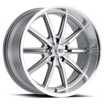 Rev Wheels Rev 110 Classic Series, 17 x 7, 4 Backspacing, 5 x 4.5, Silver - REV-110S-7706500
