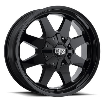 Rev Wheels Rev Wheels Off Road 823 Series, 20 x 9, 4.53 Backspacing, 6 x 5.5, Black - REV-823B-2903512
