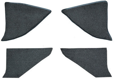 ACC Carpet 1973 Blazer Kick Panel Carpet Inserts W/Cardboard, Loop - ACC-19539
