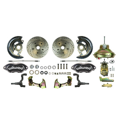 The Right Stuff 1964-1974 GM A/F/X Body, Front Power Disc Brake Conversion Kit - AFXDC32-P