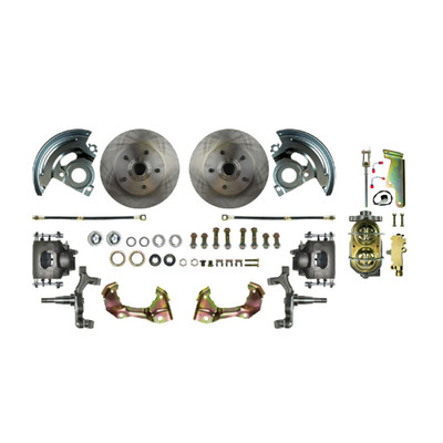The Right Stuff 1964-1972 Chevelle/A-Body, 2 Drop, Front Manual Disc Brake Conversion Kit - AFXSD01D-P