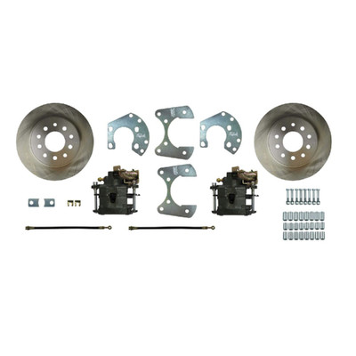 The Right Stuff Ford 9" Rear End W/Large Bearing, No E-Brake, Rear Disc Brake Conversion Kit - (ZDCRDM1-P)