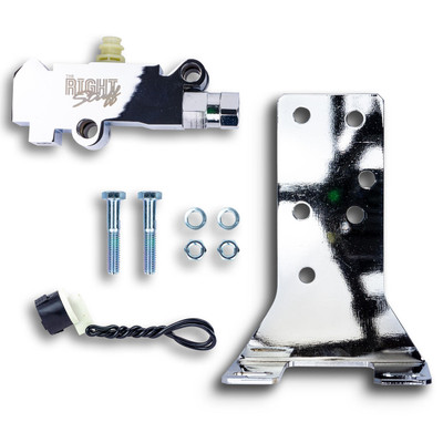 The Right Stuff 71-72 GM/Chevy Factory Style Chrome Bottom Mount Prop Valve Kit Disc/Disc - PVK42BY