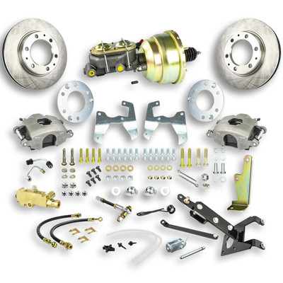The Right Stuff 55-59 Chevrolet/GMC Truck W/6x5.5 Lug Pattern, Power Front Disc Brake Conversion Kit - TDC5516