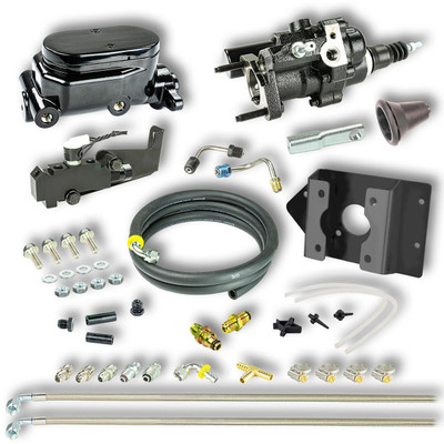 The Right Stuff 1960-62 GM and GMC C/K Truck, Black Hydro Boost Upper Assembly Kit Disc/Disc - BHB605672