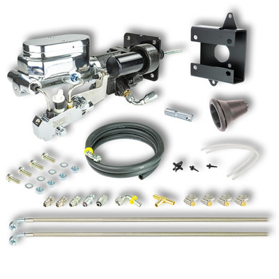 The Right Stuff 1960-62 GM and GMC C/K Truck, Chrome Hydro Boost Assembly Kit Disc/Disc - JHB605672