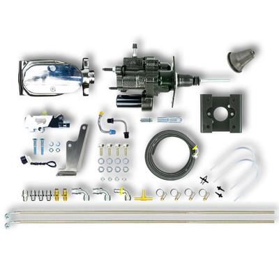 The Right Stuff 1963-66 GM and GMC C/K Truck, Chrome Hydro Boost Upper Assembly Kit Disc/Disc - JHB635672