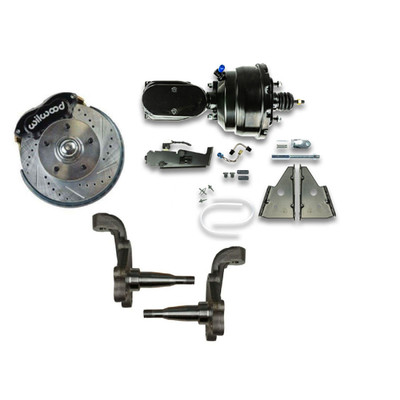 The Right Stuff 1964-1971 Olds 442 Front Power Disc Brake Conversion Kit - AFXDC32-P4