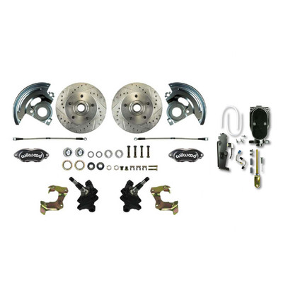 The Right Stuff 1964-1972 Skylark Signature Series Big Brake Front Manual Disc Conversion Kit - AFXSD32-PS