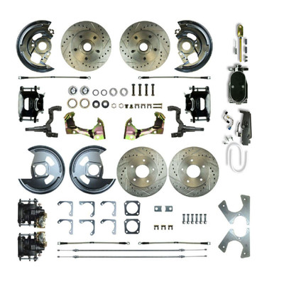 The Right Stuff 1964-1972 Skylark Show N Go 4-Wheel Manual Disc Brake Conversion - AFXSD41C-PS