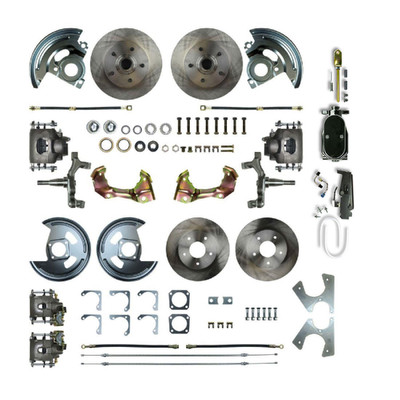 The Right Stuff 1967 Firebird 2 Drop Show N Go 4-Wheel Manual Disc Brake Conversion - AFXSD42D-PF