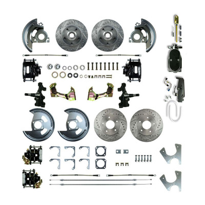 The Right Stuff 1969-1974 Nova 2 Drop Show N Go 4-Wheel Manual Disc Brake Conversion - AFXSD45D-PN