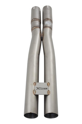  XForce 2016-2021 Camaro w/V8 Red-Delete Mid Pipe (Will fit Xforce catback system only) - (XFE-ES-CC16-C2B) 