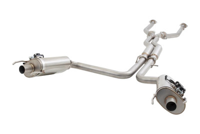  XForce Lexus ISF 8cyl Dual Cat-Back System With Dual Varex Mufflers - (XFE-ES-LISF-VMK-CBS) 