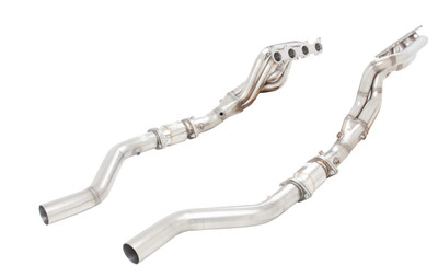  XForce 2018+ Mustang GT Euro Spec Stainless 1-7/8 Header kit w/High Flow Metallic Cats - (XFE-H2-FM19-KITB) 